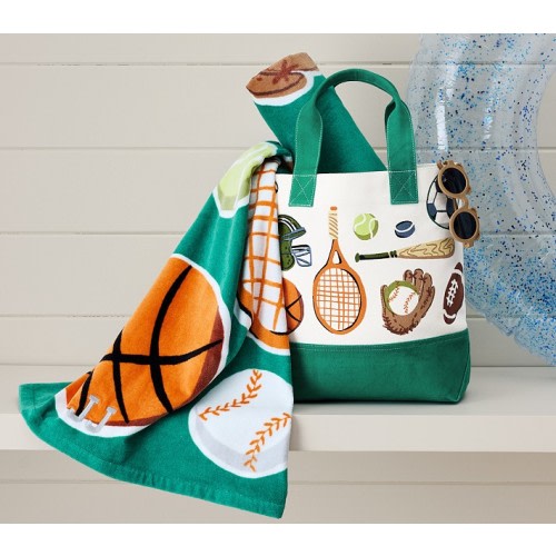 Sports Tote & Towel Set