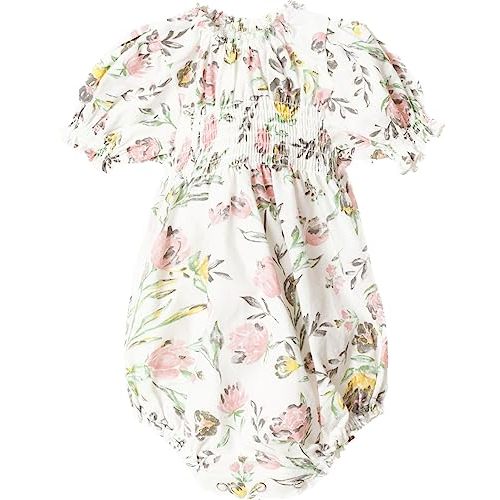 NOTHING FITS BUT Baby’s Classic Linen Cotton Dress, Hana Onesie, Infant’s Casual Frock