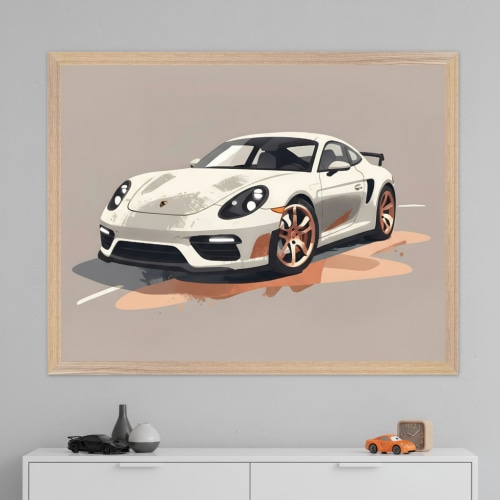 Car Wall Art for Kids and Nursery Rooms - Shop Now!