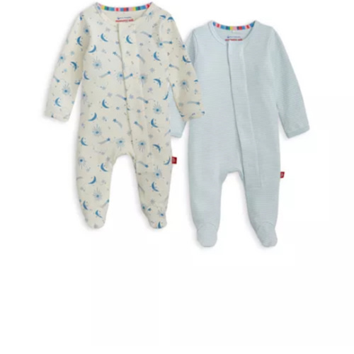 Unisex Cotton Footie Two-Pack Bundle - Baby