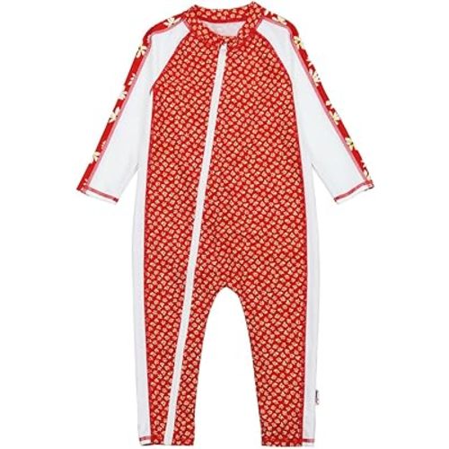 SwimZip Girls' Long-Sleeve UPF 50+ Swimsuit for Baby, Toddler, & Little Girls