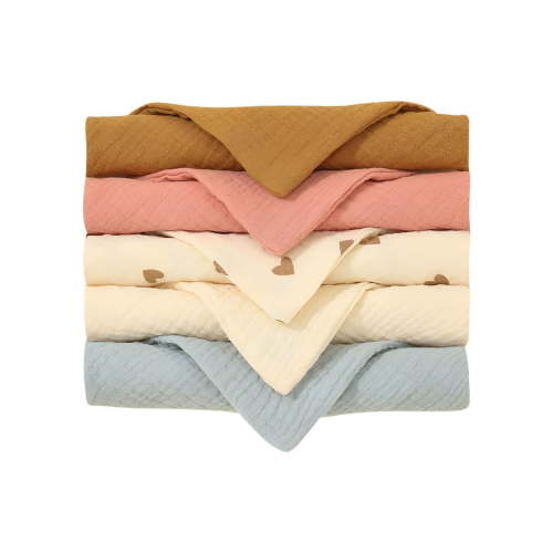 AUQ Hooded Cotton Baby Towels,5 Count