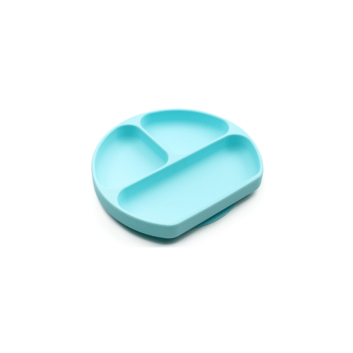 Bumkins Blue Silicone Grip Dish