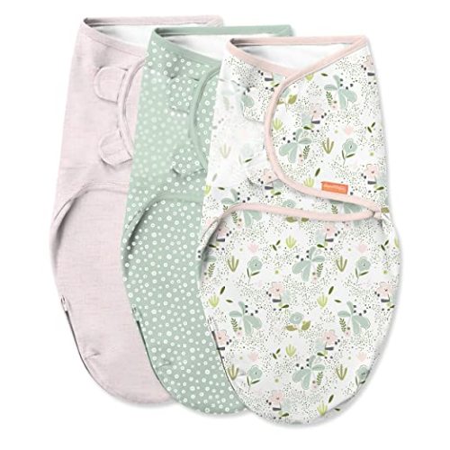 SwaddleMe Easy Change Swaddle(Peekaboo Panda) - Size Small/Medium, 0-3 Months, Pack of 3