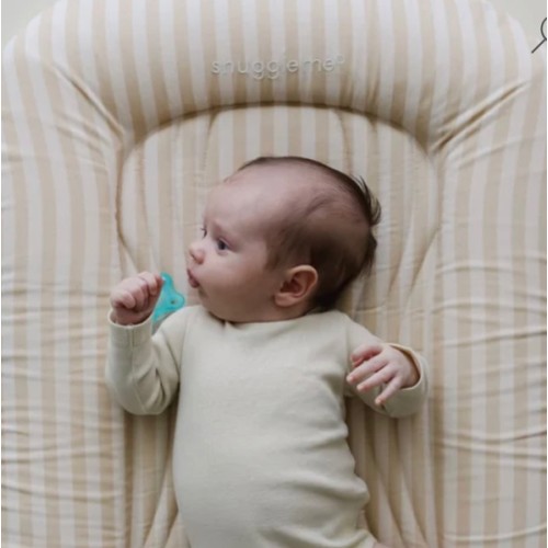Snuggle Me Infant Lounger Wave | Oat Stripe