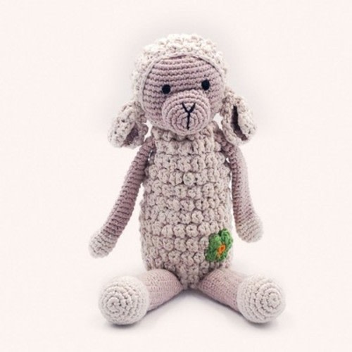 Pebble Organic Lamb Rattle