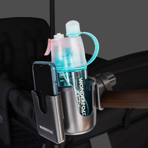 2-in-1 Cup and Phone Holder Accessory for Stroller Wagons | WonderFold – WONDERFOLD