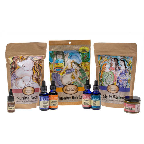Herbal Gift Set for Pregnancy Breastfeeding and Postpartum– Birth Song Botanicals Co.