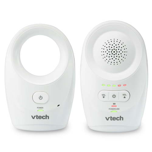 VTeach Enhanced Range Digital Audio Baby Monitor with 1 Parent Unit, DM1111, White
