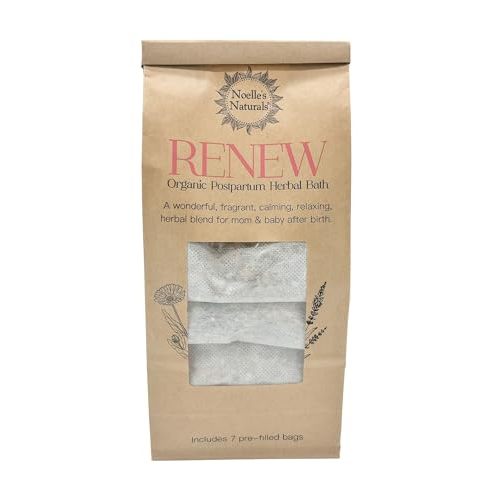 Noelle's Naturals Organic Postpartum Herbal Bath - Pack of 7 sachets - for After Childbirth - Sitz Bath - Promotes Healing and Relaxation After Birth - V-steam