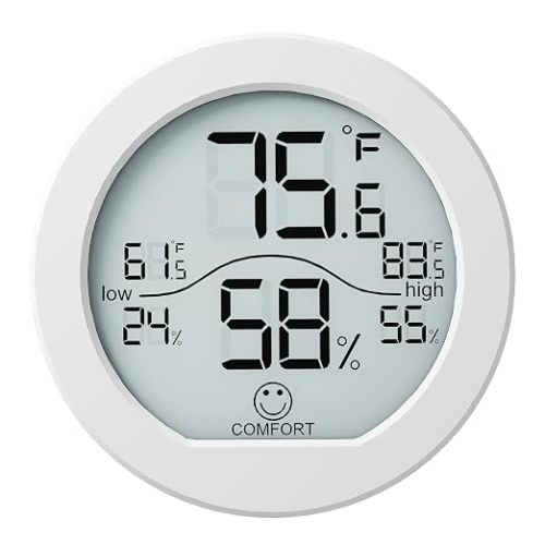 Indoor Digital Hygrometer Thermometer for Room Temperature Humidity Meter