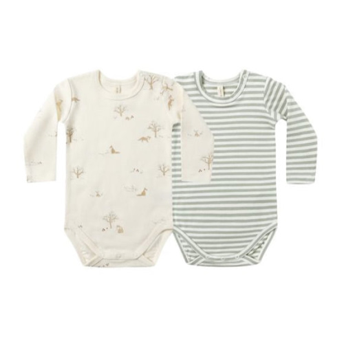 Fox + Fern Bodysuits 2pk