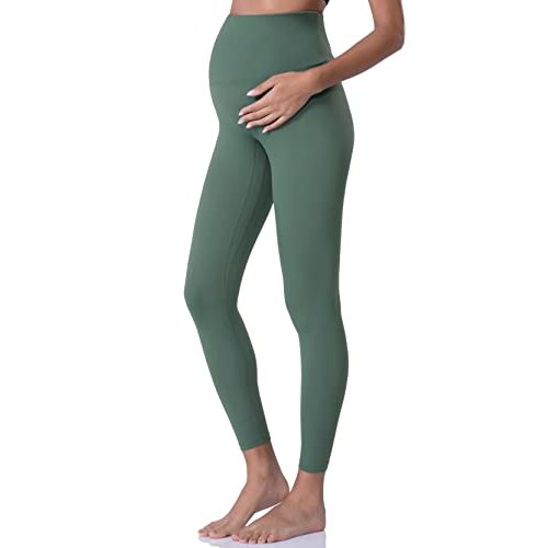 POSHDIVAH Women's Maternity Leggings Over The Belly Pregnancy Yoga Pants Active Wear Workout Leggings