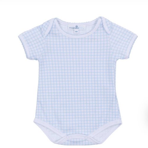 Peek-A-Boo Wishes Lap Bodysuit - Light Blue