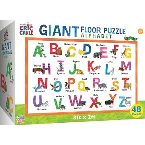 MasterPieces World of Eric Carle - Alphabet 48 Piece Floor Puzzle