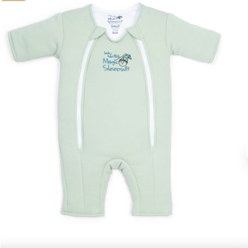 Sage Green Baby Merlin’s Magic Sleepsuit – 100% Cotton Sleep Solution