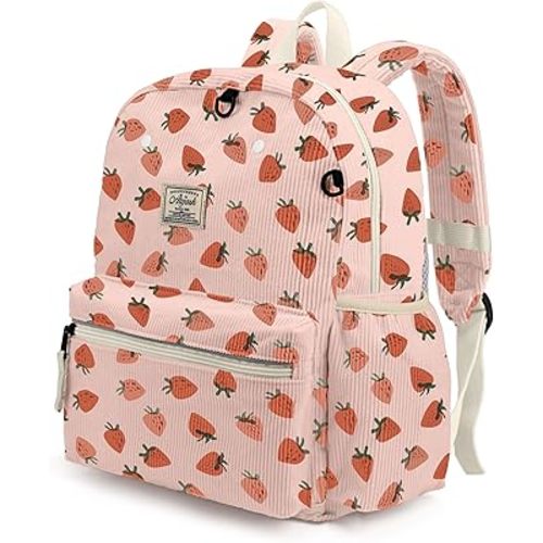 atgark Corduroy Toddler Backpack for Girls 2-5: Preschool Backpack for Girls