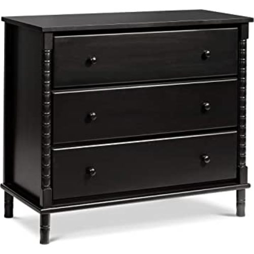 Davinci Jenny Lind Spindle 3-Drawer Dresser in Ebony