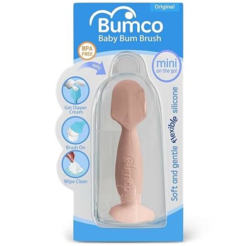 Bumco Diaper Cream Spatula - BPA-Free Diaper Bag Essentials, Soft Butt Spatula Baby, Mom-Invented Butt Paste Spatula, Bumco Diaper Cream Spatula, Flexible Diaper Cream Applicator, Baby Bum Brush