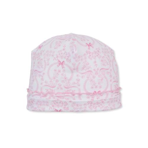 Delicate Blooming Bows Pink Hat