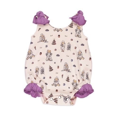 x Paddington Bear™ Organic Cotton Ruffle Bodysuit, 6-9m (16-19 lbs)
