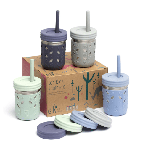 Stainless Steel 10oz Drinking Tumblers + Food Storage