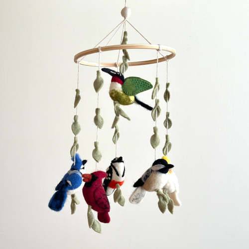 Felt Bird Baby Mobile - Wings of America