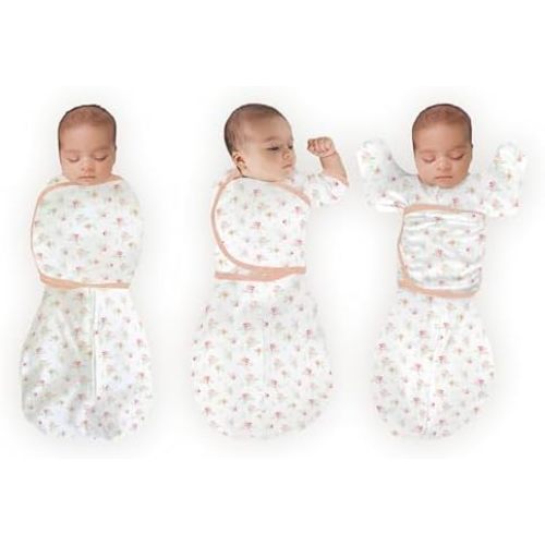 SwaddleDesigns 6-Way Omni Swaddle Sack Arms Up Swaddle for Newborn, More Options to Calm Startle Reflex, Improves Sleep