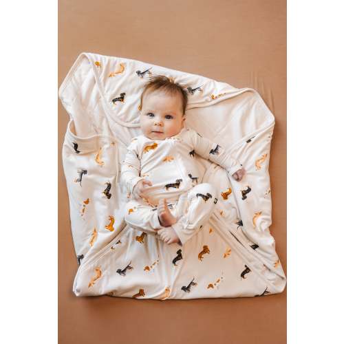 Baby Blanket in Dachshund 1.0