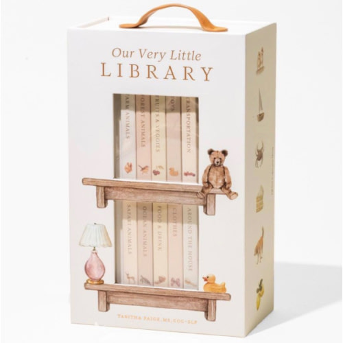 Our Very Little Library Board Book Set: A Foundational Language Vocabulary Board Book Set for Babies (Tabitha Paige Children's Book Series)