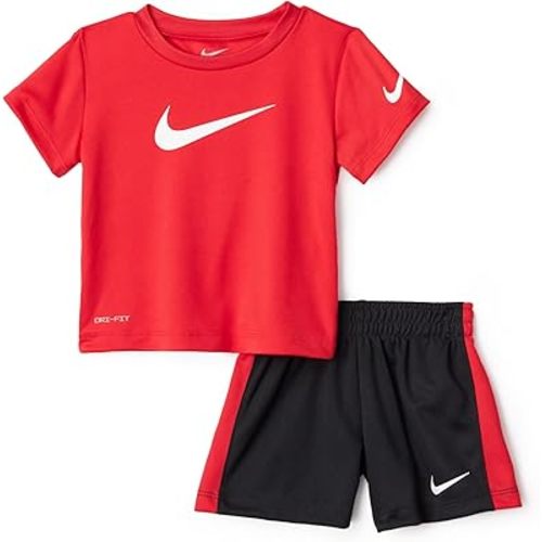 Amazon.com: Dri-Fit Swoosh T-Shirt and Mesh Shorts 2-Piece Outfit Set: Clothing, Shoes & Jewelry