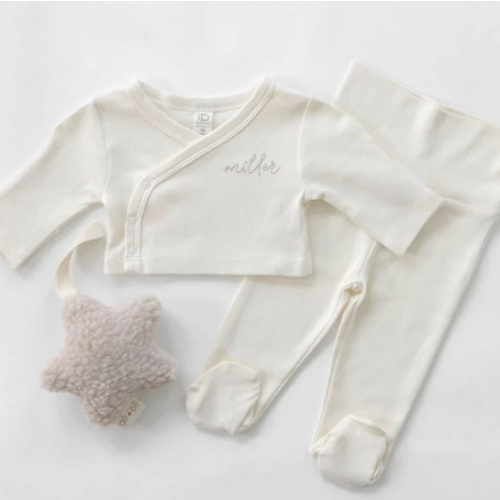 The Embroidered Kimono Set