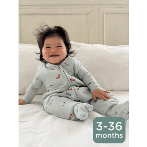 Long Sleeve Swaddle Sleep Sack - Woof / 1.0 TOG