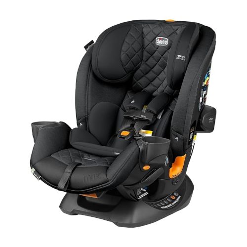 Chicco OneFit Max Convertible Booster Car Seat, LeverLock, 5-100 lbs