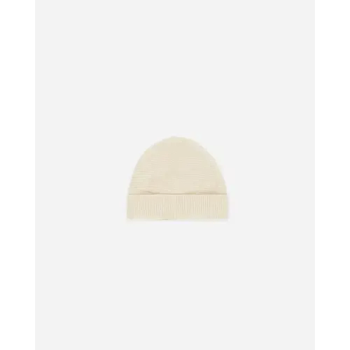 Heathered Natural Baby Beanie - Sweet E's Children's Boutique