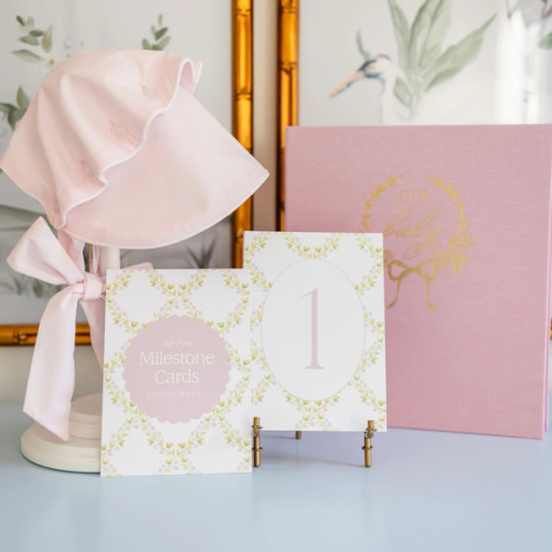 First Year Milestone Cards & Stand | Petite Keep