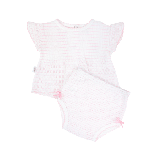 Paty Knit, 2 PC Pinstripe Diaper Set – Posh Tots Children's Boutique