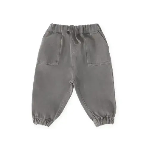 Vintage Twill Utility Jogger - Charcoal