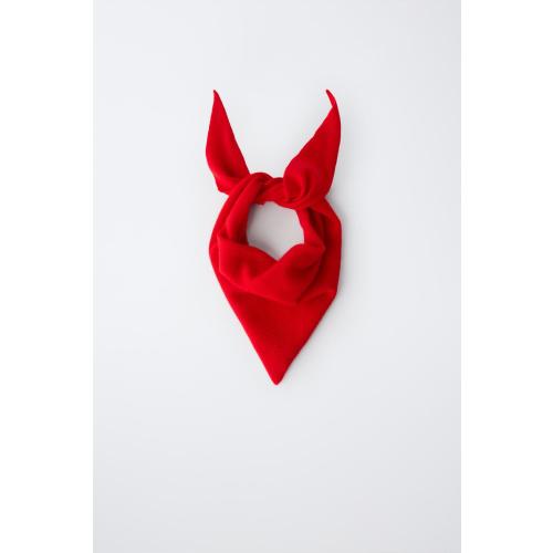 ZARA TIMELESS - 100% CASHMERE SCARF - Red | ZARA United States