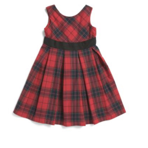 Infant And Toddler Girls Pleated Tartan Party Dress | Kids & Baby | TJ Maxx