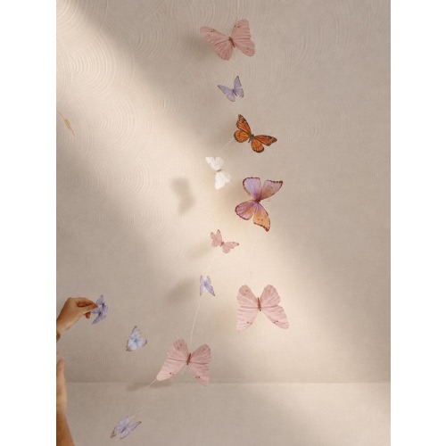 Butterfly Garland Set: Handmade Paper Mobile, Nursery & Party Decor