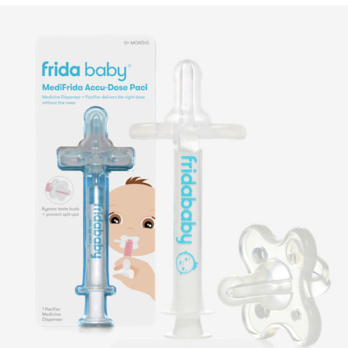 Frida Baby Medicine Pacifier Syringe, Accu-Dose Paci, Medi Frida Dispenser for Mess & Fuss Free Use, Made in USA
