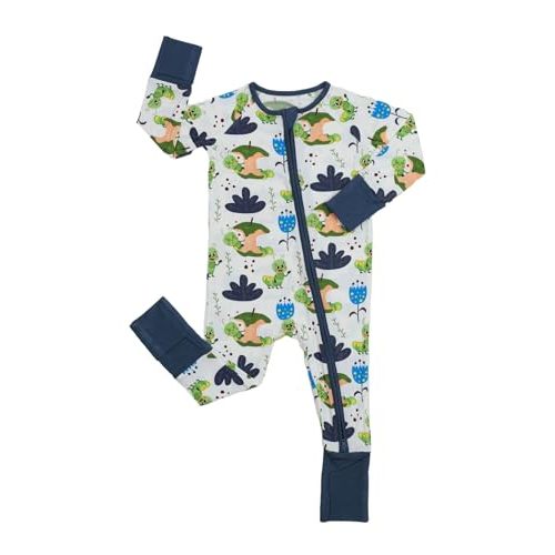 SUZEL Baby Viscose from Bamboo Pajamas - Infant Boys Girls Footless Zippy Pjs Sleep 'N Play Clothes - One Piece Romper