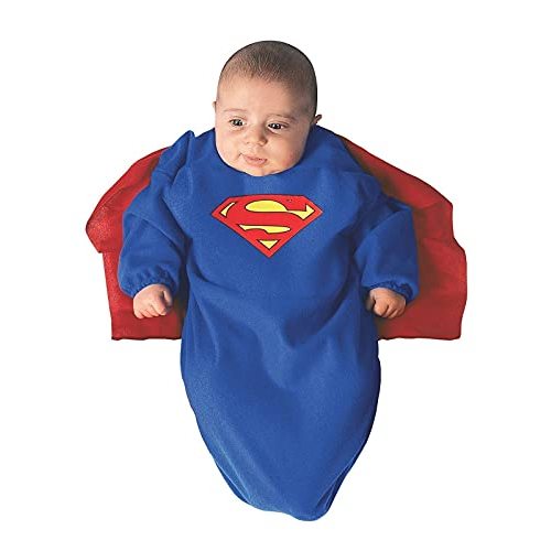 DC Comics Superheroes: Superman Costume Bunting for Babies by Rubies, Boy's One Size