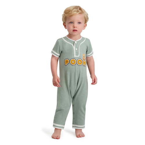 Winnie The Pooh Baby Boy Short Sleeve Romper, Sizes 0/3 Months-24 Months