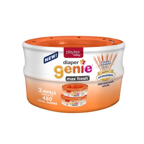 Playtex Diaper Genie Max Fresh Refill Bags, 480 Ct - Blue, Green