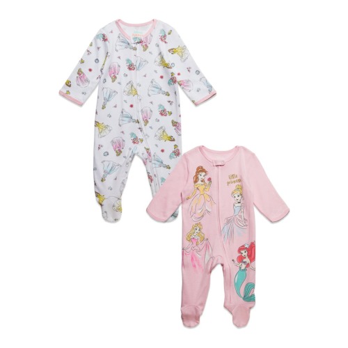 Princess 2-Pack Footed Sleep N' Play