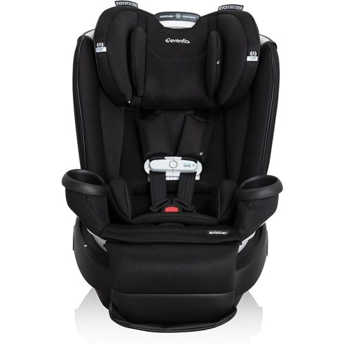 Evenflo Gold Revolve360 Extend All-in-One Rotational Car Seat with SensorSafe (Onyx Black)