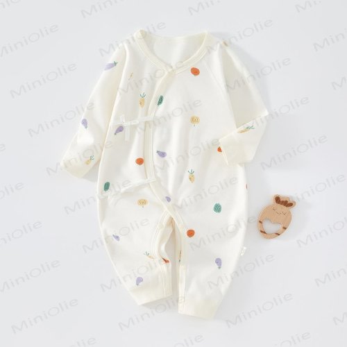 100% Organic Kimono Romper- 0 to 3 Months