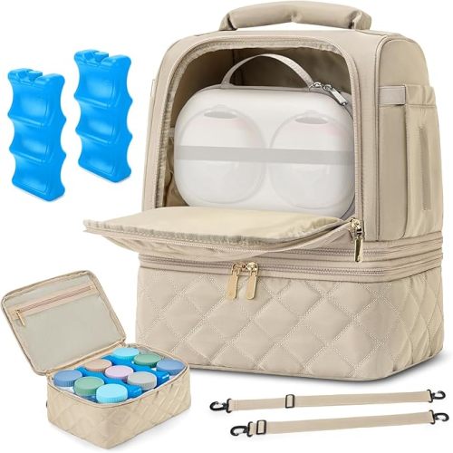 RAINSMORE Breast Pump Bag, Spectra/Eufy Compatible